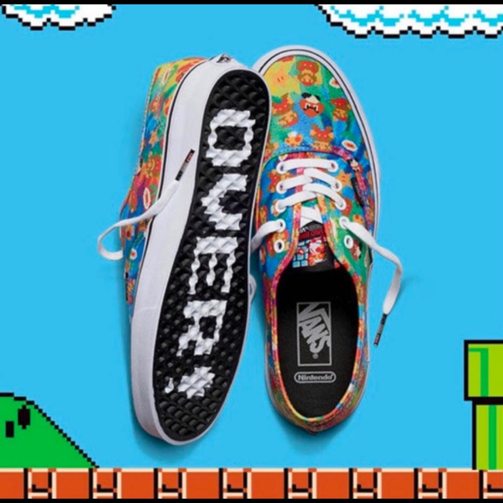 Vans x Nintendo Authentic Sk8 skate sneaker